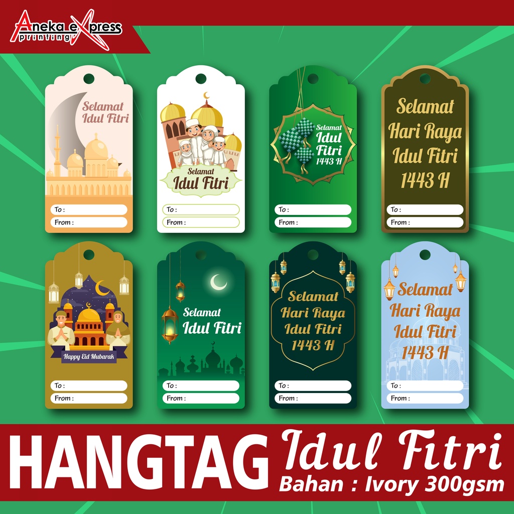 Jual Hangtag Hangtag Murah Hangtag X Cm Hangtag Lebaran