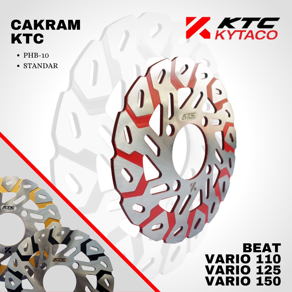 Piringan cakram Vario 125 Vario 150 Beat uk standar PHB-10 KTC KYTACO