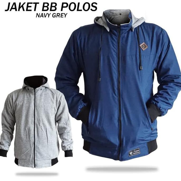 Jaket Bomber Big Size Original / Jaket Size XXL - DC BB NAVY, XXL Kode 1463