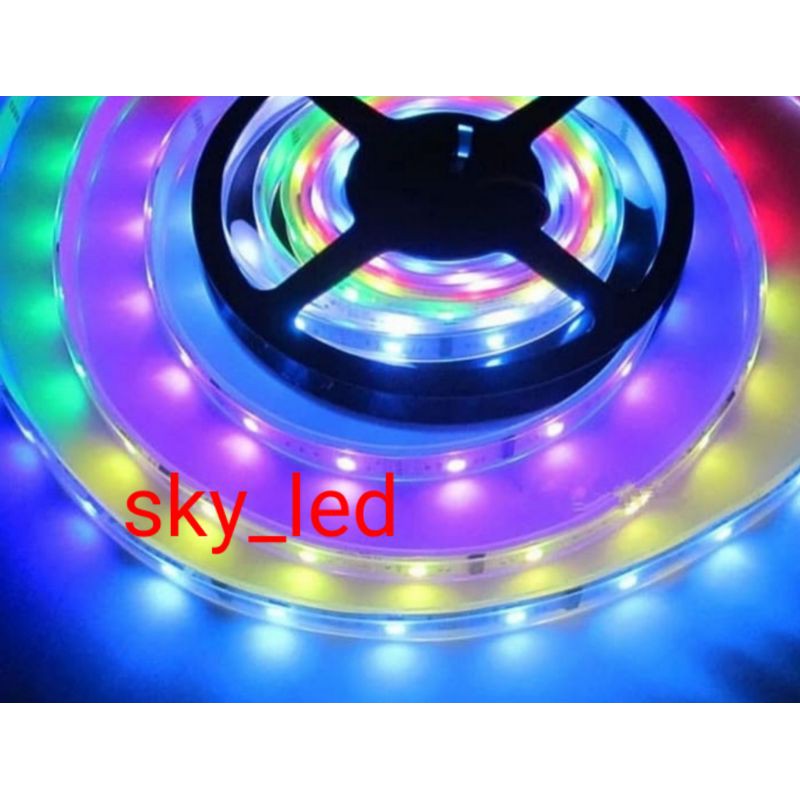 Running led strip flexible 5050 RGB 5m(4m) waterproof  full color changing/lampu strip 5m rgb