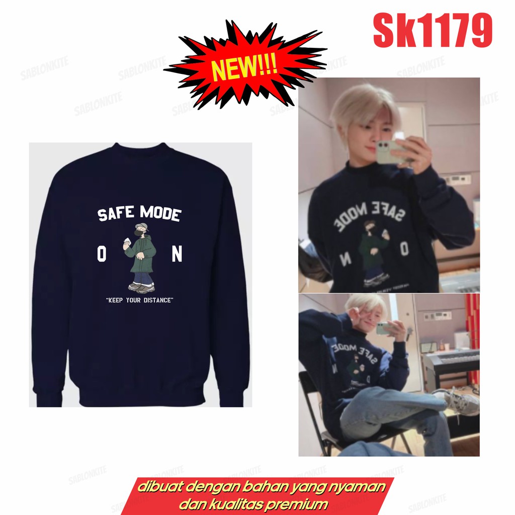 MURAH!!! HOODIE SWEATER STRAYKIDS SK1179 SAFE MODE UNISEX