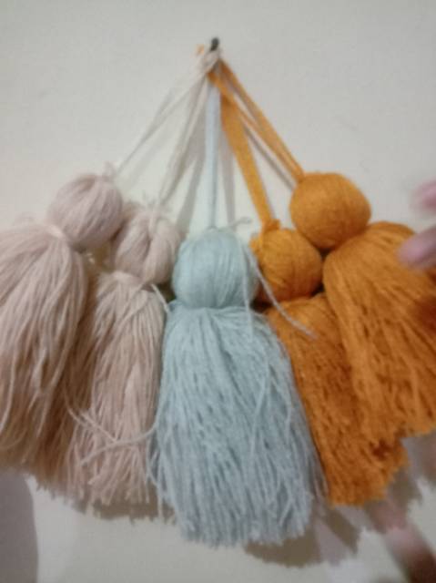 READY STOK) macrame Gantungan kunci tassel (GK 008)