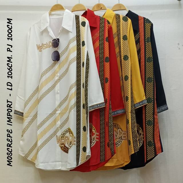 Tunik import versace kemeja premium