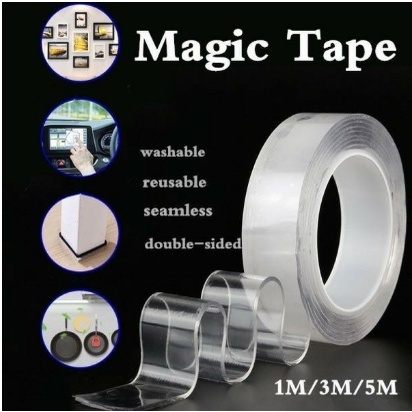 Nano Double Tape / Double Tape / Selotip Isolasi Bening Multifungsi