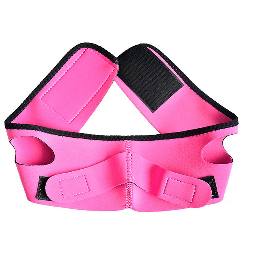 Sabuk Penirus Wajah Face Lift Anti Wrinkle Belt - OMHRA8KP Black/Pink