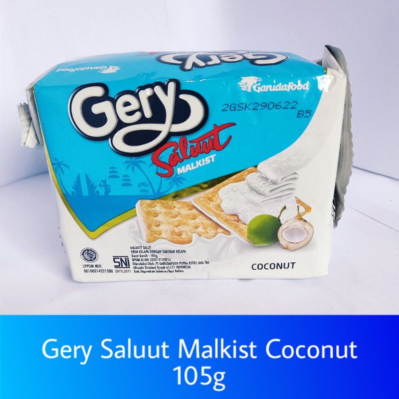 

Gery Saluut Malkist Coconut 105g