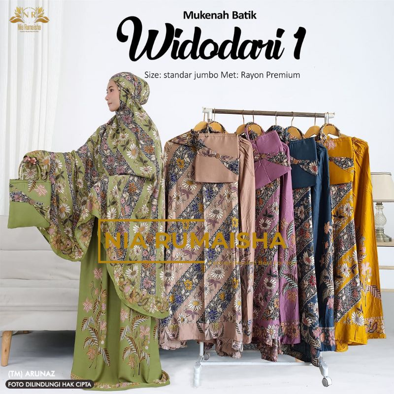 MUKENA BATIK STANDART JUMBO  WIDODARI 1 || NIA RUMAISH