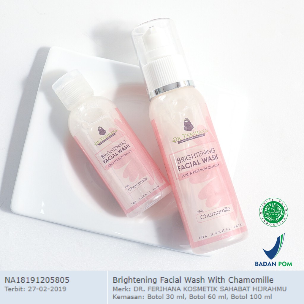 (KSH) Facial Wash Paket Flek with Chamomile