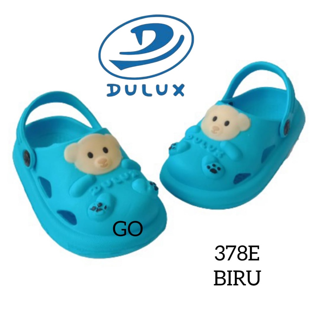 BB DULUX 378E Sandal Baim Anak Laki Laki Karakter Boneka Bear lucu terbaru Sandal Anak Selop Tali belakang