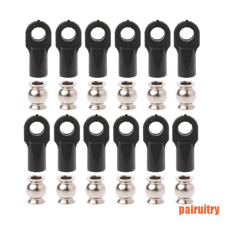 【PRT】12Pcs Rod End Link Linkage Balls Joint Head for 1/10 RC Car Crawler Axial