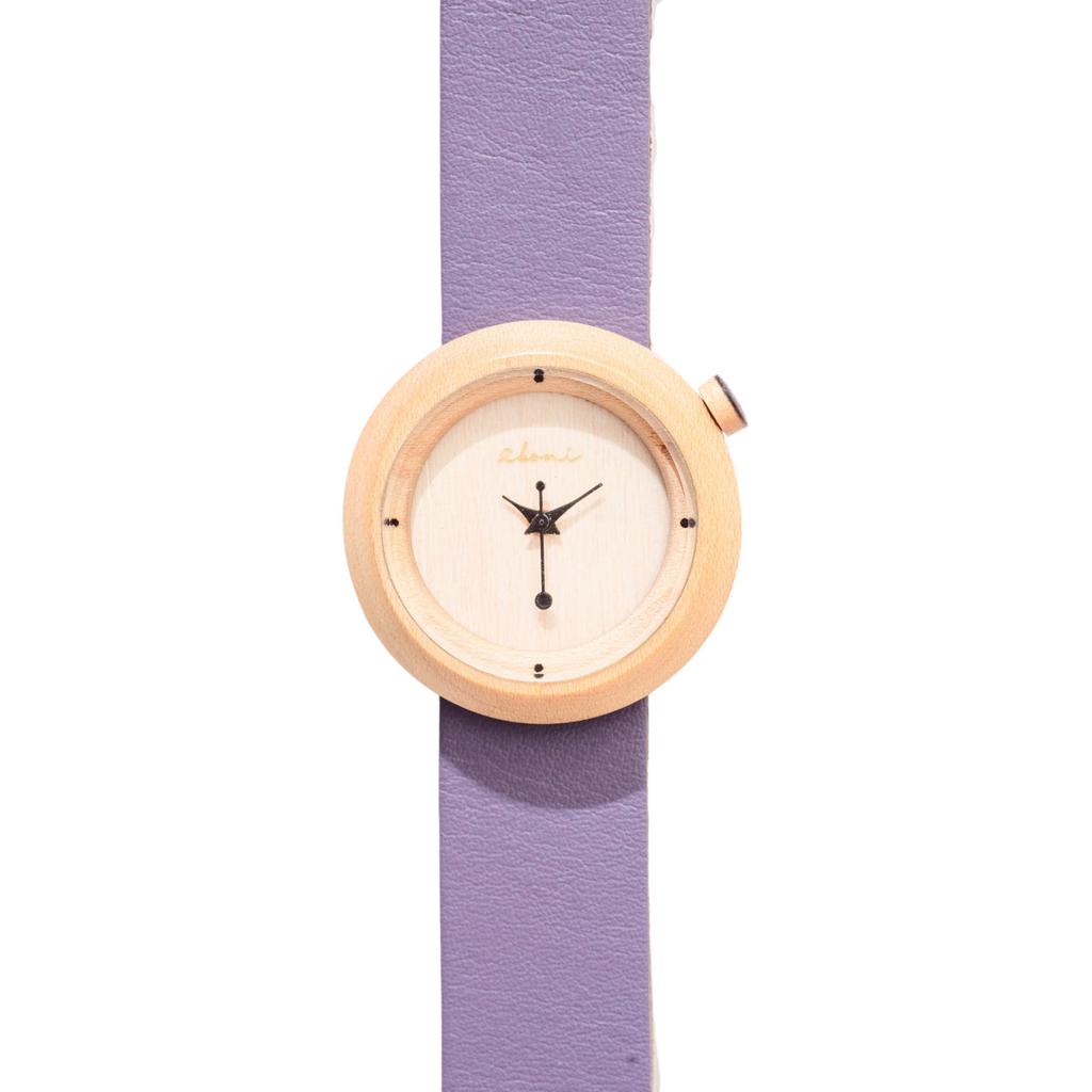 Eboni Jam Tangan Kayu Mini Maple 1.0's - Lilac