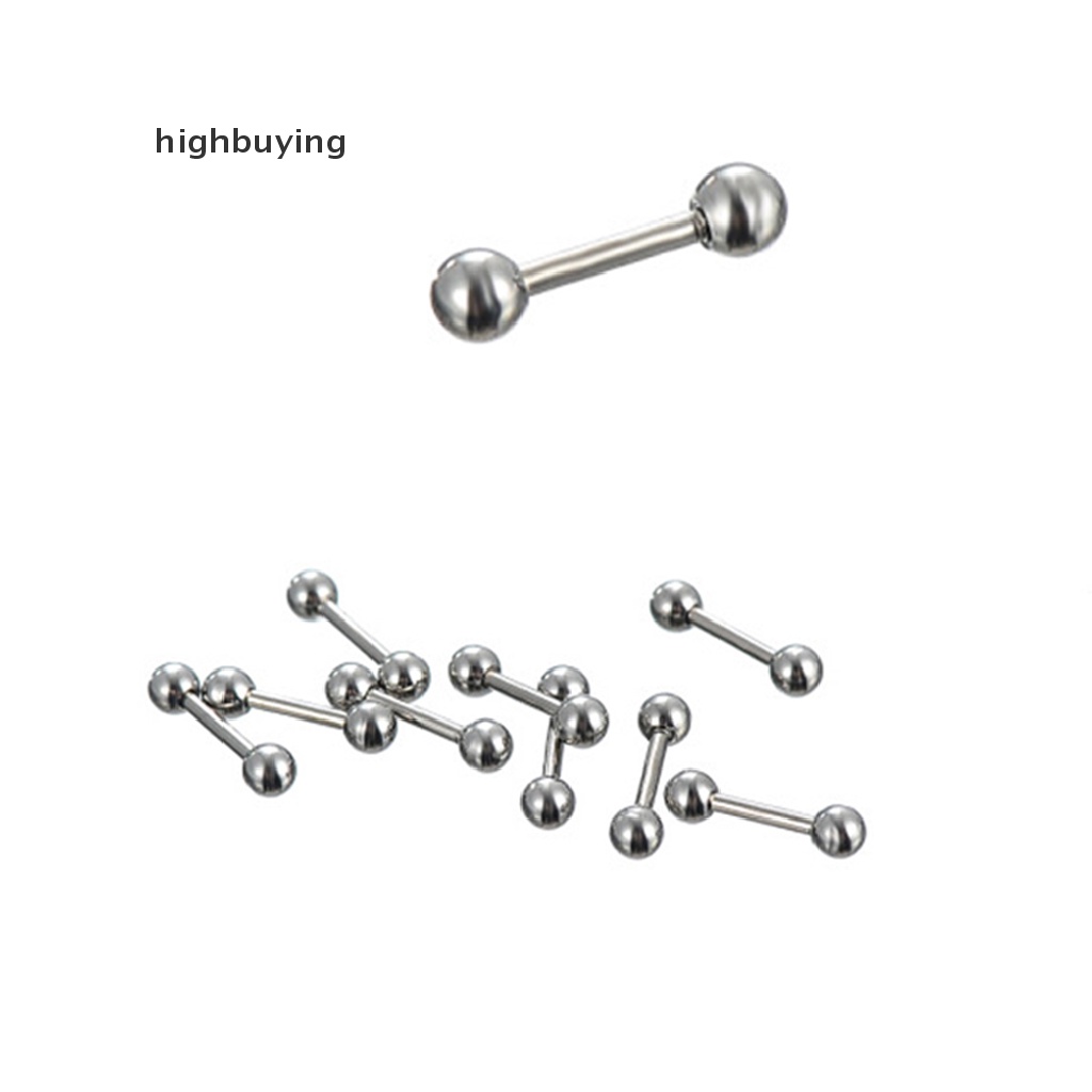 Hbid 85pcs Anting Tindik Lidah / Alis / Bibir / Pusar Bahan Stainless Steel