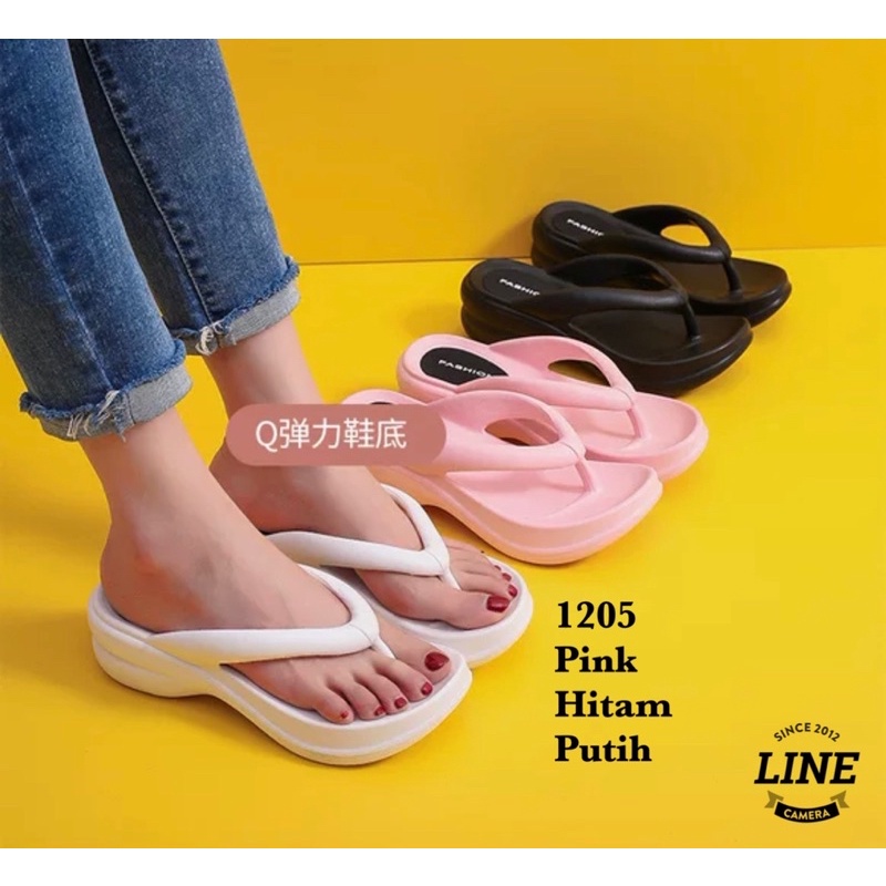 SANDAL CEWEK IMPOR FASHION KOREA 1205