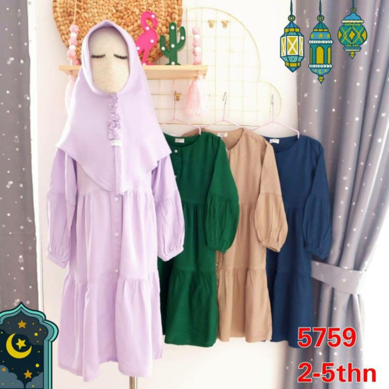 Gamis krudung anak