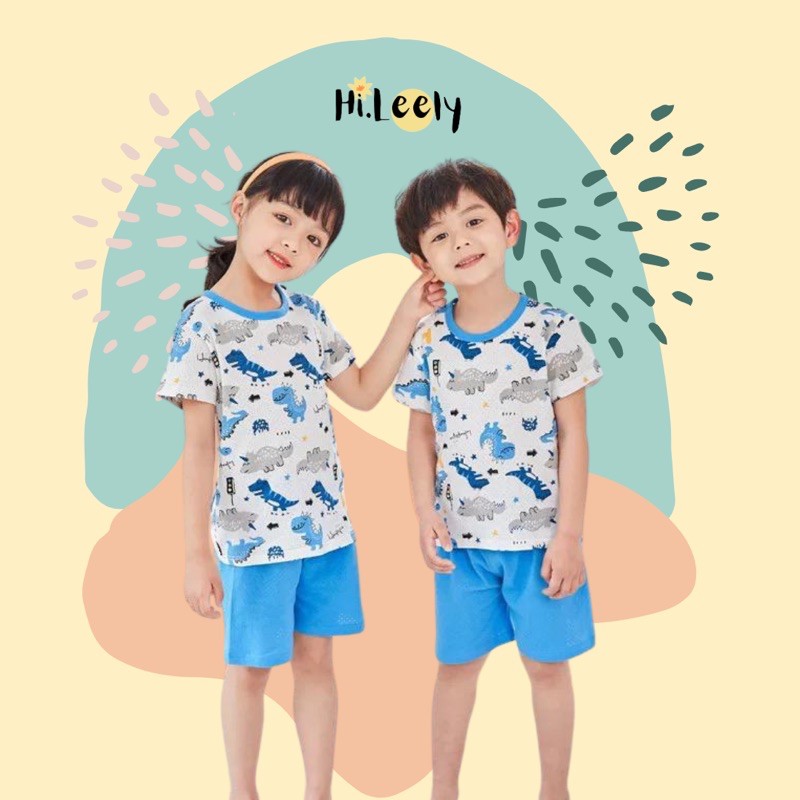 BAJU STELAN ANAK - KAOS ANAK BAHAN KATUN 100% Motif Dino Kecil