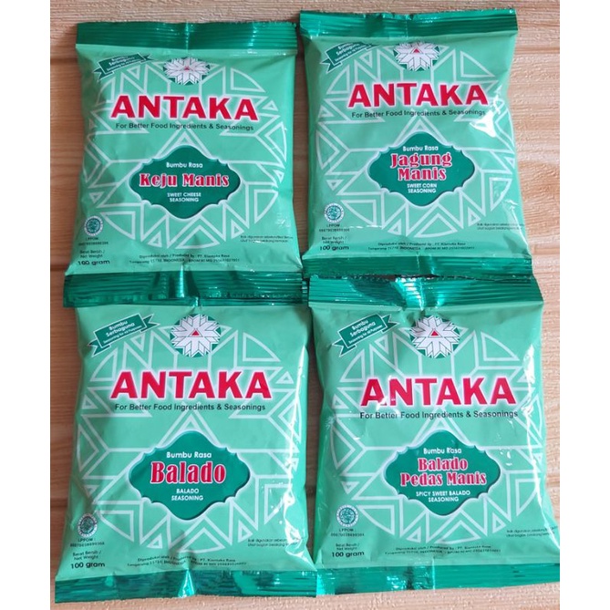 ✔MURAH Antaka Bumbu Tabur Aneka Varian 100gr / Ataka / Bumbu Kentang