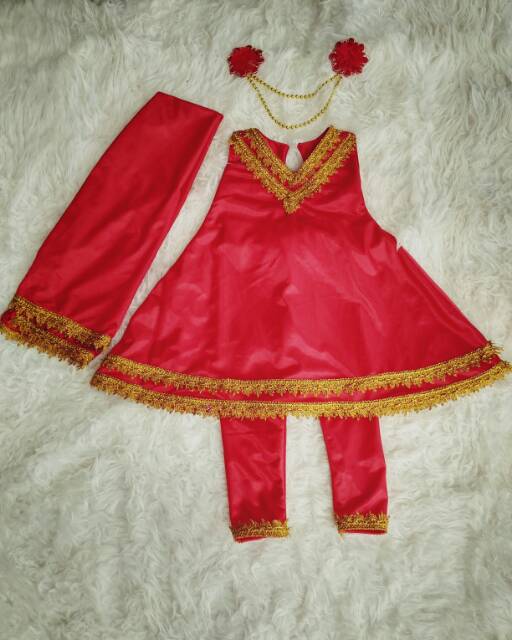 Baju india anak murah/baju india anak/baju pesta anak 0-3 th