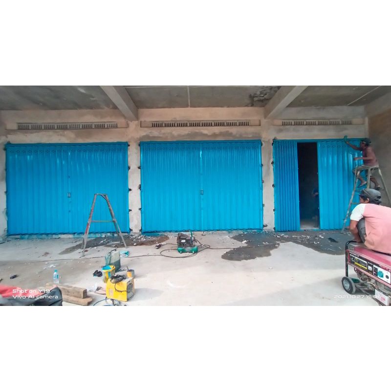 pintu besi harmonika,galeri