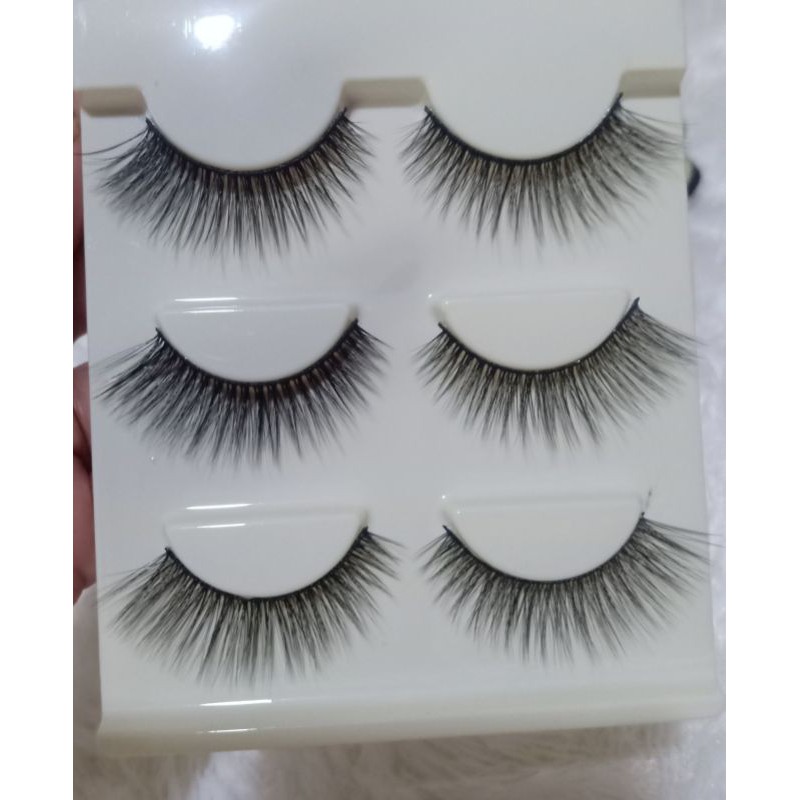 RCS ✅ 3Pasang Bulu Mata palsu 3D mink false lashes premium SEXY