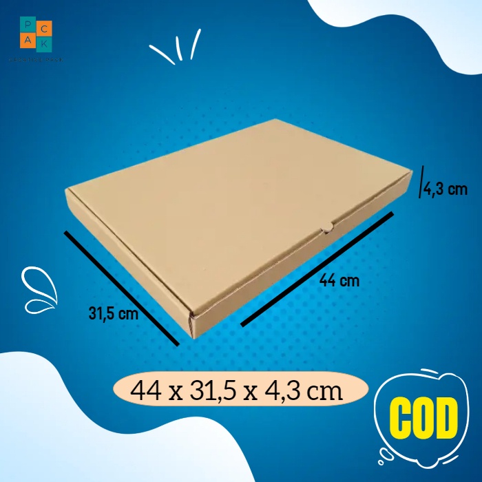 

Box 44x31,5x4,3 cm kardus jam pigura kardus karton hampers makanan pizza hodie make up hadiah oleh oleh kado aksesoris tebal polos ready stok murah terbaru original