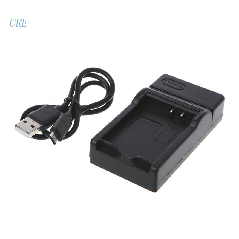 Cre Charger Baterai Portable Untuk LP-E10 1100D E0S1200D Kiss X50 Rebel T3