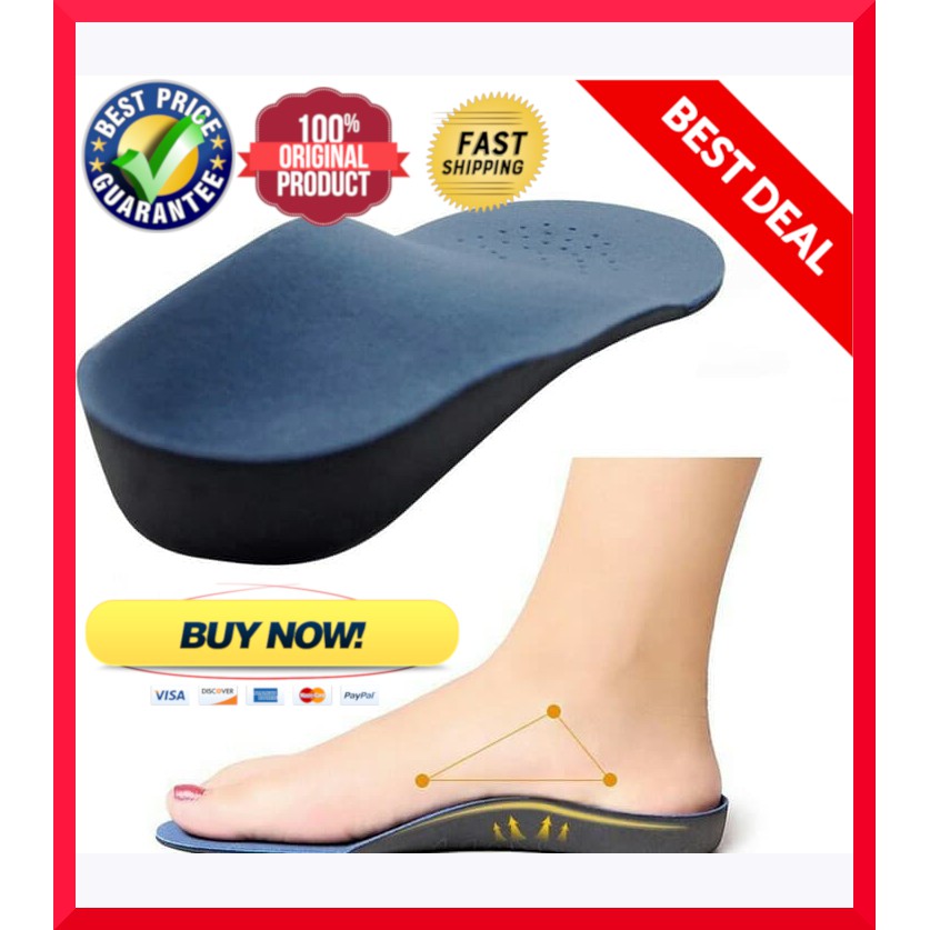 Alas Kaki Flat Foot Arch Support Pain Insoles Terapi Kaki Datar Premium Size S M L Shopee Indonesia