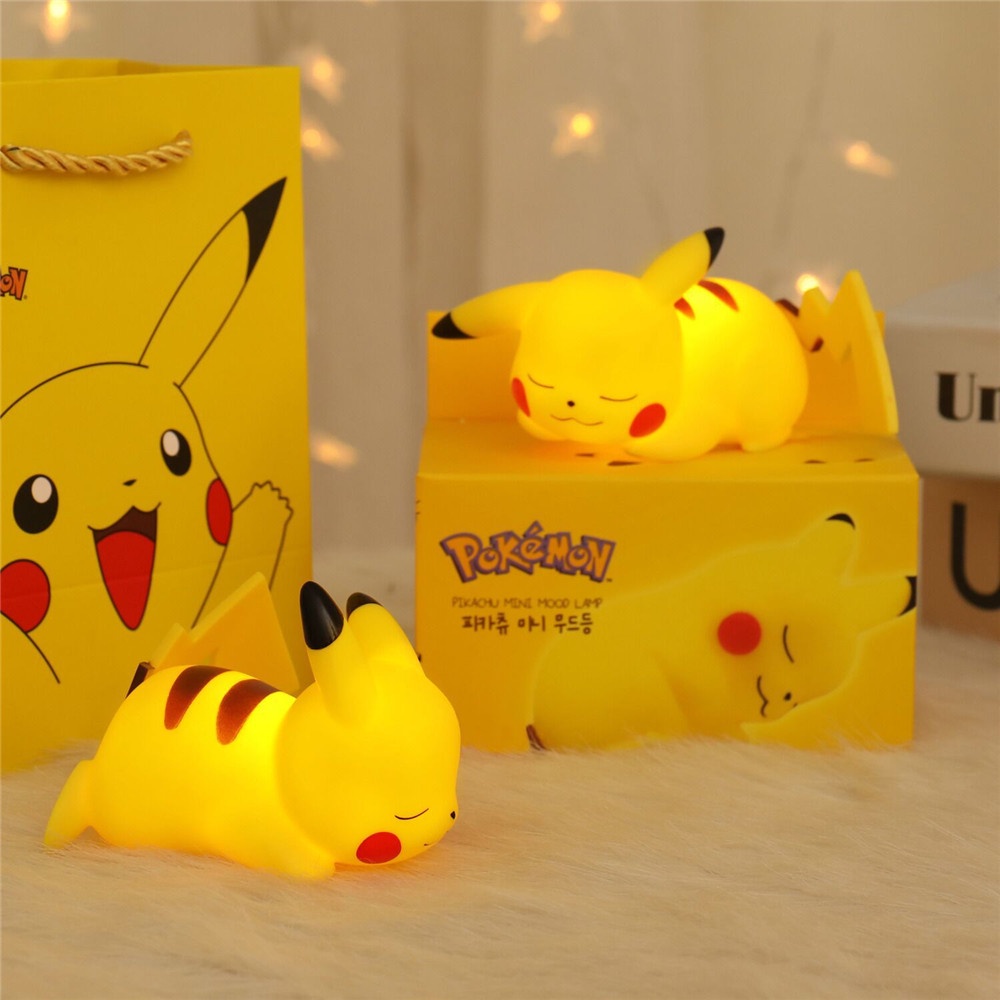 Lampu Malam Led Bentuk Pikachu Untuk Dekorasi Kamar Tidur / Ruang Tamu