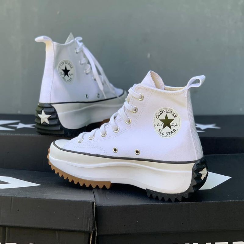 Converse Run Star Hike High White