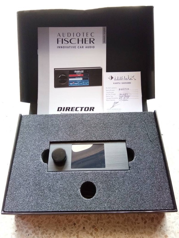 Director HELIX DSP PRO touchscreen original resmi