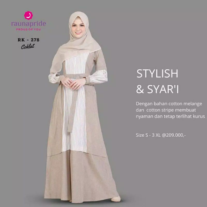 GAMIS DEWASA RAUNA RK 278