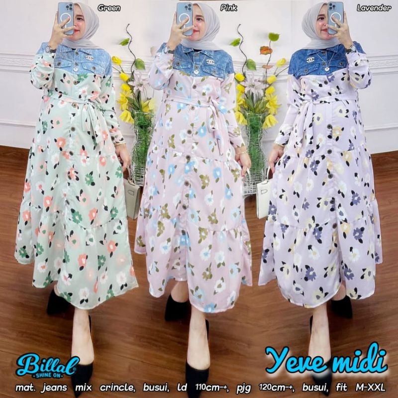 Yeve Maxy kombinasi jeans