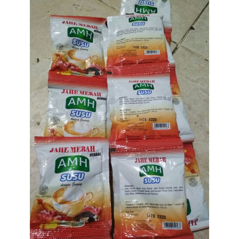 

jahe AMHmerah plus susu perenten