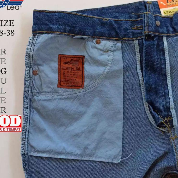 Hot Sale - LEA CELANA JENS STANDART LEA PANJANG PRIA REGULAR CELANA PANJANG PRIA CELANA JEAN PRIA 
