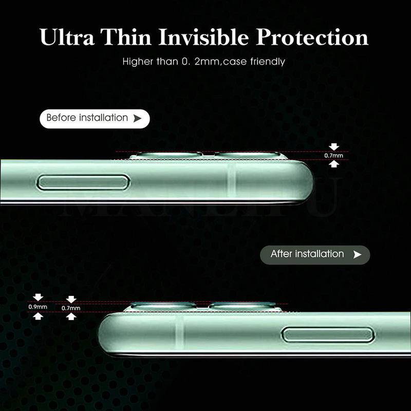 1PCS For iPhone 11 12 13 Pro Max Mini 3D HD Tempered Glass For Apple iPhone 6 6s 7 8 Plus X XS Max XR SE 2020 Back Camera Lens Glass Protective Glass