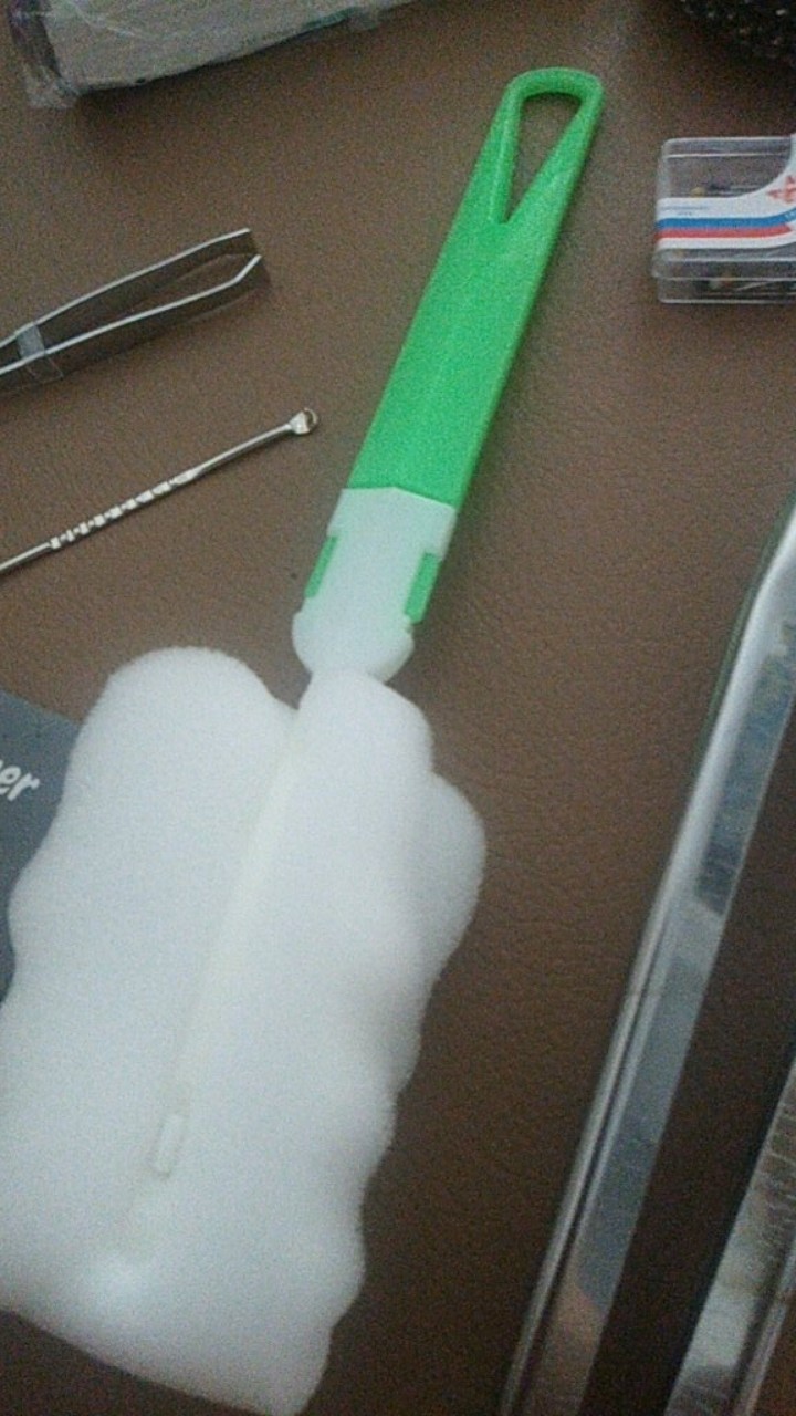 Spons Gagang Alat Pembersih Botol Dan Gelas