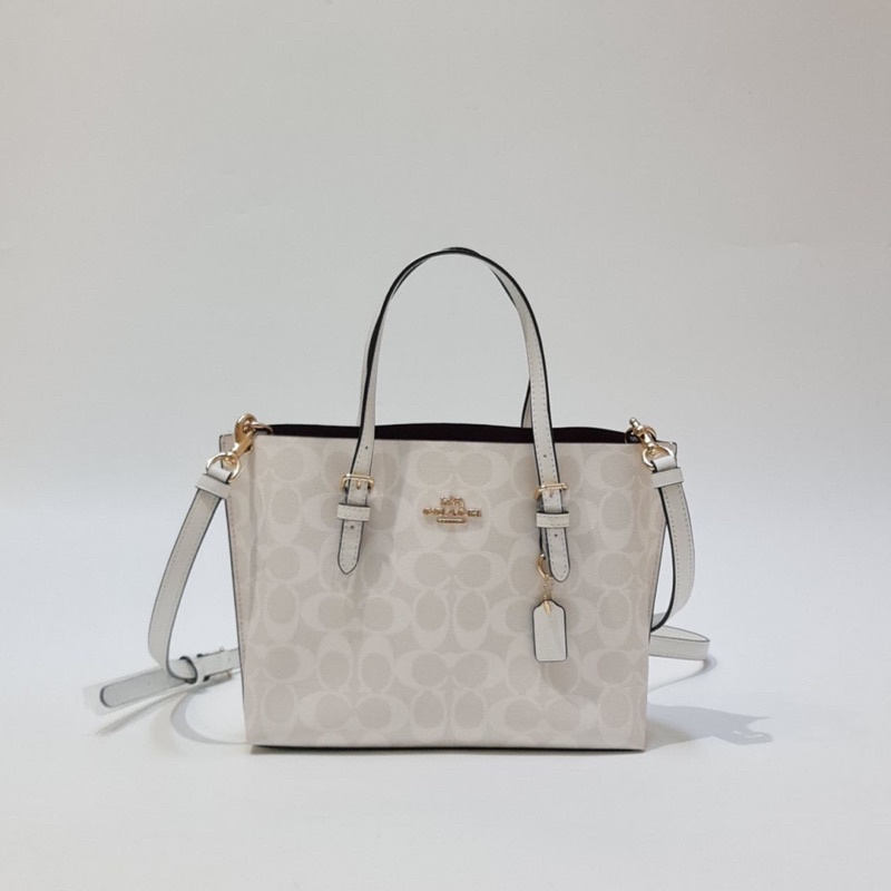 COACH C4250  MOLLIE 25  SATCHEL  CHALK GLACIERWHITE 25/32x20x10