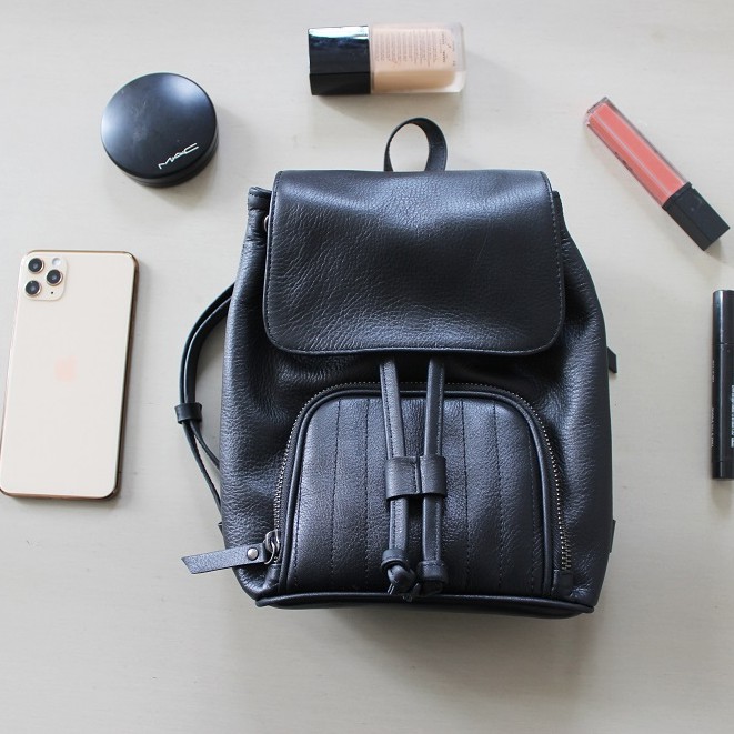 GK Melissa Backpack - Tas Kulit Asli/Tas Wanita Kulit/Tas Punggung Wanita/Leather Backpack