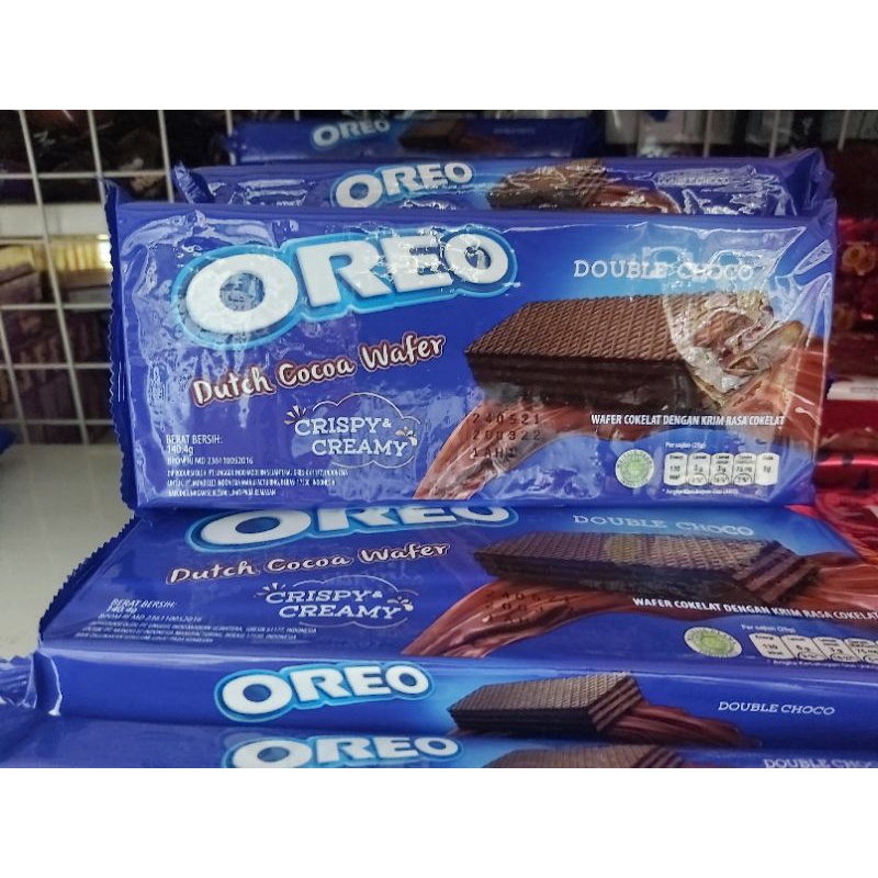 

Oreo Dutch Choco Wafer Double Choco 140 gr