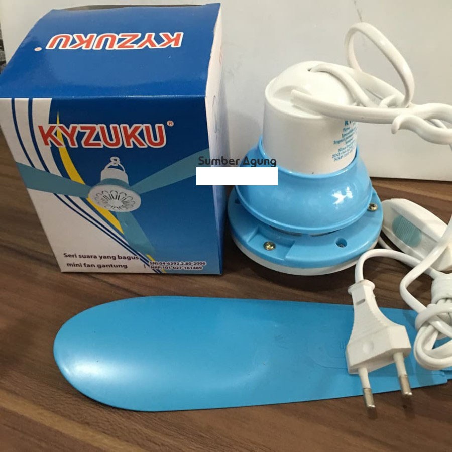 Mini Fan Kecil Kyzuku 8W Kipas Gantung 220V Kamar Ruangan Kecil Bayi