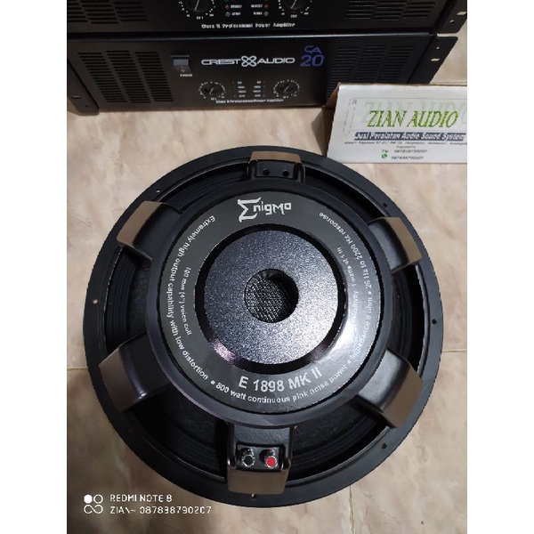 Speaker Enigma 1898MKII original (zian audio)
