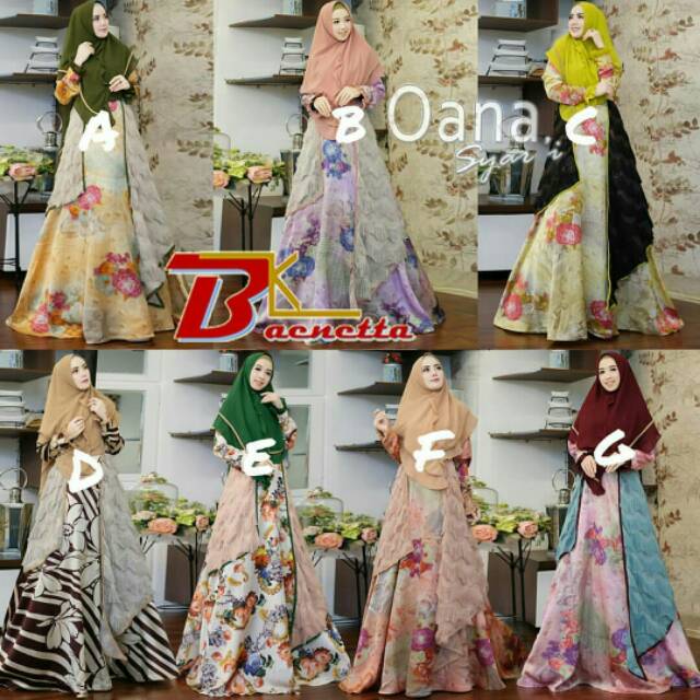 Oana Syari Ori by Baenetta Syari Gamis Premium