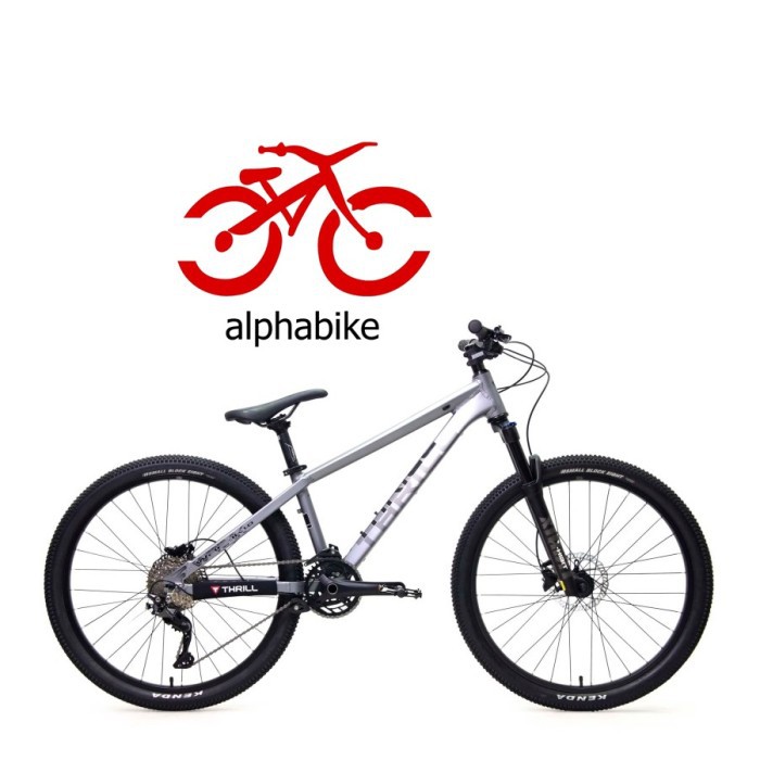 SEPEDA GUNUNG MTB THRILL WREAK 26 - 1.0 - SATIN GREY/BLACK