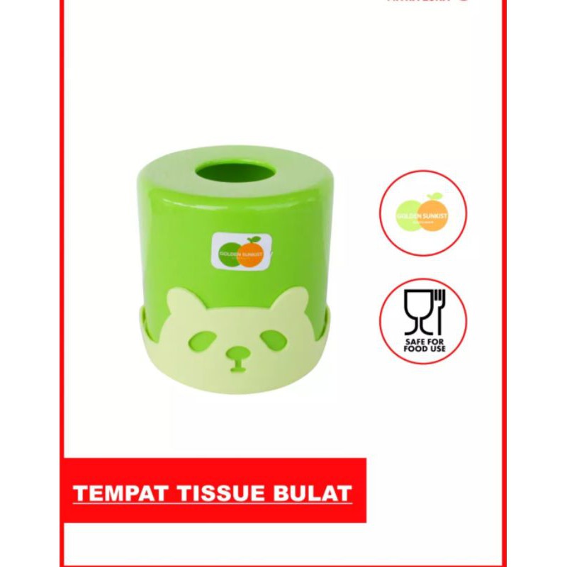 tempat tissue bulat golden Sunkist model beruang