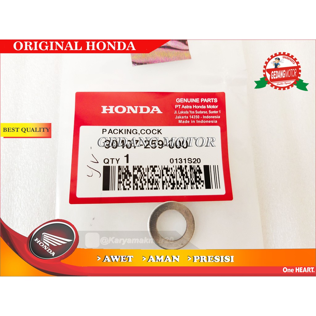 RING TAP OLI BAUT 17 BEBEK MATIC SPORT ORIGINAL HONDA