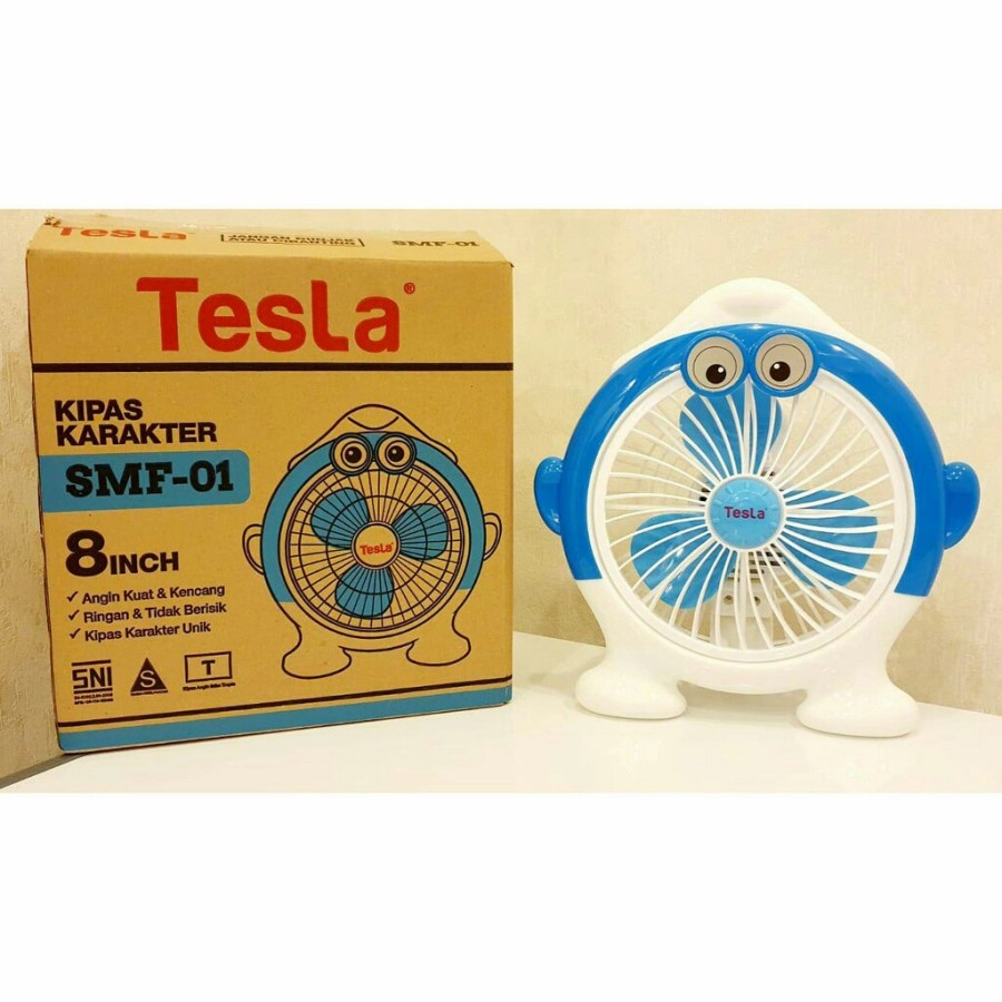 TESLA Kipas Angin Desk Fan Karakter 8 inch / Kipas Meja