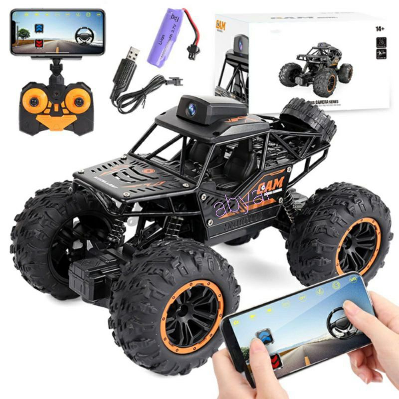 Mainan Anak Mobil Kamera wifi hp RC ~ RC STUNT CAR OFF-ROAD CAM RACING SERIES