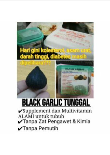 Bawang hitam tunggal/lanang 250 gram