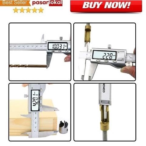 

Murah Laris Sigmat Jangka Sorong Digital Lcd Vernier Caliper Micrometer 150Cm