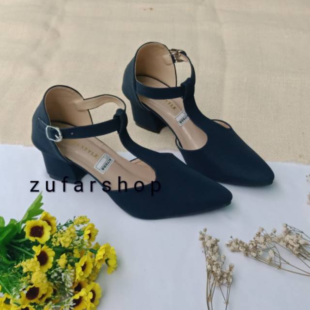 Abhia Pump Heels (IY-48) / Sepatu Hak Tahu / Heels Wanita / Sepatu Kerja Wanita