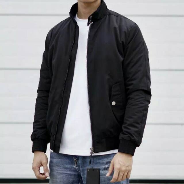 JAKET BOMBER ZARA MAN HARINGTON SLIM 